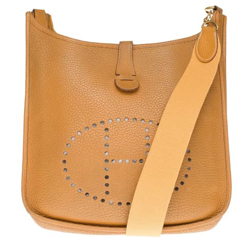 sac hermes evelyne gold|Hermes evelyne h logo.